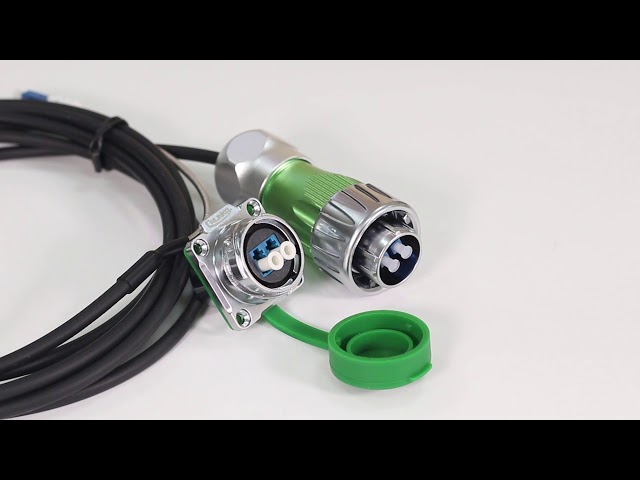 Αδιάβροχοι συνδετήρες οπτικών ινών DH24 ODLC, αδιάβροχος συνδετήρας καλωδίων για το σκοινί μπαλωμάτων/καλώδιο μπαλωμάτων